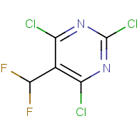 CAS:1807617-93-1 | PC520044 | 2,4,6-Trichloro-5-(difluoromethyl)pyrimidine