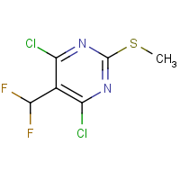 CAS:2090187-76-9 | PC520046 | 4,6-Dichloro-5-(difluoromethyl)-2-methylsulfanyl-pyrimidine