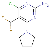 CAS:2091004-66-7 | PC520047 | 4-Chloro-5-(difluoromethyl)-6-pyrrolidin-1-yl-pyrimidin-2-amine