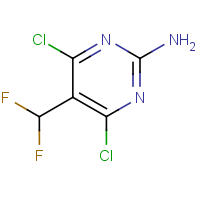 CAS:2091217-55-7 | PC520048 | 4,6-Dichloro-5-(difluoromethyl)pyrimidin-2-amine