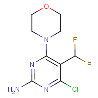 CAS:2149598-74-1 | PC520049 | 4-Chloro-5-(difluoromethyl)-6-morpholino-pyrimidin-2-amine