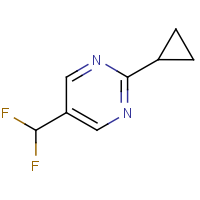 CAS: | PC520051 | 2-cyclopropyl-5-(difluoromethyl)pyrimidine