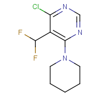 CAS: 2092708-80-8 | PC520052 | 4-Chloro-5-(difluoromethyl)-6-(1-piperidyl)pyrimidine