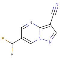 CAS: | PC520057 | 6-(Difluoromethyl)pyrazolo[1,5-a]pyrimidine-3-carbonitrile