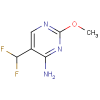 CAS:2092285-15-7 | PC520060 | 5-(Difluoromethyl)-2-methoxy-pyrimidin-4-amine