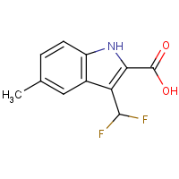 CAS:2092578-19-1 | PC520075 | 3-(Difluoromethyl)-5-methyl-1H-indole-2-carboxylic acid