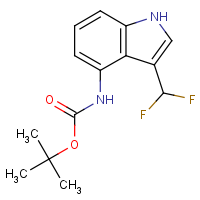 CAS: | PC520078 | tert-Butyl N-[3-(difluoromethyl)-1H-indol-4-yl]carbamate