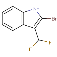 CAS:2092048-04-7 | PC520087 | 2-Bromo-3-(difluoromethyl)-1H-indole