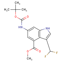 CAS: | PC520089 | Methyl 6-(tert-butoxycarbonylamino)-3-(difluoromethyl)-1H-indole-4-carboxylate