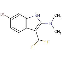 CAS:2091011-15-1 | PC520090 | 6-Bromo-3-(difluoromethyl)-N,N-dimethyl-1H-indol-2-amine