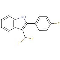 CAS: | PC520091 | 3-(Difluoromethyl)-2-(4-fluorophenyl)-1H-indole
