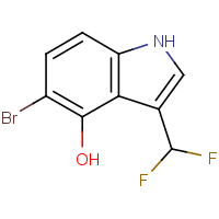CAS:2091581-91-6 | PC520094 | 5-Bromo-3-(difluoromethyl)-1H-indol-4-ol
