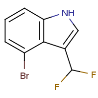 CAS:1780756-02-6 | PC520107 | 4-Bromo-3-(difluoromethyl)-1H-indole