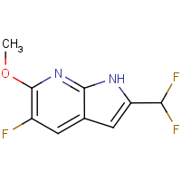 CAS:2149590-61-2 | PC520122 | 2-(Difluoromethyl)-5-fluoro-6-methoxy-1H-pyrrolo[2,3-b]pyridine