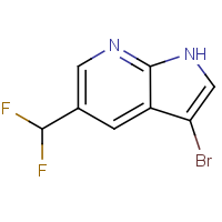 CAS:2092406-15-8 | PC520128 | 3-Bromo-5-(difluoromethyl)-1H-pyrrolo[2,3-b]pyridine