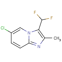 CAS: | PC520150 | 6-Chloro-3-(difluoromethyl)-2-methyl-imidazo[1,2-a]pyridine