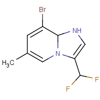 CAS:2090237-67-3 | PC520153 | 8-Bromo-3-(difluoromethyl)-6-methyl-1,8a-dihydroimidazo[1,2-a]pyridine