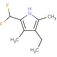 CAS:  | PC520171 | 2-(Difluoromethyl)-4-ethyl-3,5-dimethyl-1H-pyrrole