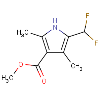 CAS: | PC520172 | Methyl 5-(difluoromethyl)-2,4-dimethyl-1H-pyrrole-3-carboxylate