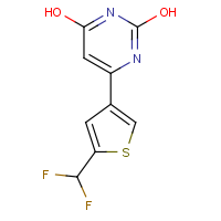 CAS:2092061-86-2 | PC520198 | 6-[5-(Difluoromethyl)-3-thienyl]pyrimidine-2,4-diol