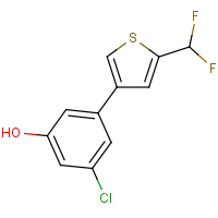 CAS: | PC520204 | 3-Chloro-5-[5-(difluoromethyl)-3-thienyl]phenol