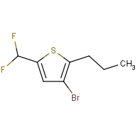 CAS: | PC520206 | 3-Bromo-5-(difluoromethyl)-2-propyl-thiophene
