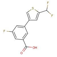 CAS: | PC520208 | 3-[5-(Difluoromethyl)-3-thienyl]-5-fluoro-benzoic acid
