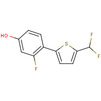 CAS:2090262-42-1 | PC520209 | 4-[5-(Difluoromethyl)-2-thienyl]-3-fluoro-phenol