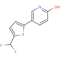 CAS:2092628-42-5 | PC520213 | 5-[5-(Difluoromethyl)-2-thienyl]pyridin-2-ol