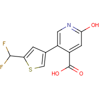 CAS: | PC520218 | 5-[5-(Difluoromethyl)-3-thienyl]-2-hydroxyisonicotinic acid