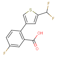 CAS: | PC520227 | 2-[5-(Difluoromethyl)-3-thienyl]-5-fluoro-benzoic acid