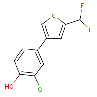 CAS: | PC520228 | 2-Chloro-4-[5-(difluoromethyl)-3-thienyl]phenol