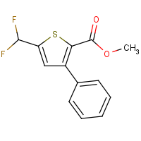 CAS: | PC520229 | Methyl 5-(difluoromethyl)-3-phenyl-thiophene-2-carboxylate
