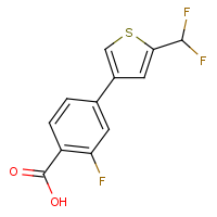 CAS: | PC520230 | 4-[5-(Difluoromethyl)-3-thienyl]-2-fluoro-benzoic acid