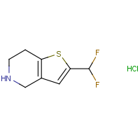 CAS: | PC520233 | 2-(Difluoromethyl)-4,5,6,7-tetrahydrothieno[3,2-c]pyridine hydrochloride