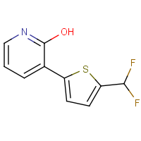CAS:2091581-96-1 | PC520245 | 3-[5-(Difluoromethyl)-2-thienyl]pyridin-2-ol