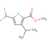 CAS: | PC520246 | Methyl 5-(difluoromethyl)-3-isopropyl-thiophene-2-carboxylate