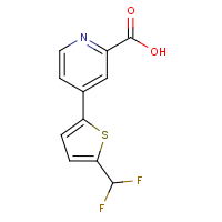 CAS: | PC520251 | 4-[5-(Difluoromethyl)-2-thienyl]pyridine-2-carboxylic acid