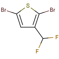 CAS:1244041-06-2 | PC520257 | 2,5-Dibromo-3-(difluoromethyl)thiophene