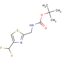CAS:165667-55-0 | PC520267 | tert-Butyl N-[[4-(difluoromethyl)thiazol-2-yl]methyl]carbamate
