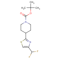 CAS: | PC520270 | tert-Butyl 4-[4-(difluoromethyl)thiazol-2-yl]piperidine-1-carboxylate