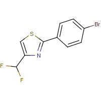 CAS:2092628-74-3 | PC520272 | 2-(4-Bromophenyl)-4-(difluoromethyl)thiazole