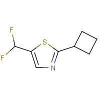 CAS: | PC520280 | 2-cyclobutyl-5-(difluoromethyl)thiazole