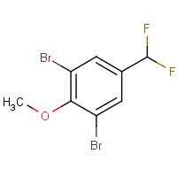 CAS: 2149591-33-1 | PC520289 | 1,3-Dibromo-5-(difluoromethyl)-2-methoxy-benzene