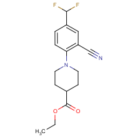 CAS: | PC520319 | Ethyl 1-[2-cyano-4-(difluoromEthyl)phenyl]piperidine-4-carboxylate