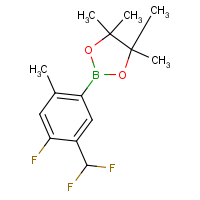 CAS: | PC520320 | 2-[5-(Difluoromethyl)-4-fluoro-2-methyl-phenyl]-4,4,5,5-tetramethyl-1,3,2-dioxaborolane