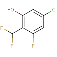 CAS:2092102-01-5 | PC520333 | 5-Chloro-2-(difluoromethyl)-3-fluoro-phenol