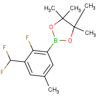 CAS: | PC520334 | 2-[3-(Difluoromethyl)-2-fluoro-5-methyl-phenyl]-4,4,5,5-tetramethyl-1,3,2-dioxaborolane