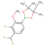 CAS: | PC520340 | 2-[4-(Difluoromethyl)-3-fluoro-2-methoxy-phenyl]-4,4,5,5-tetramethyl-1,3,2-dioxaborolane