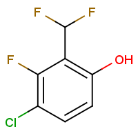 CAS: 2092380-93-1 | PC520342 | 4-Chloro-2-(difluoromethyl)-3-fluoro-phenol